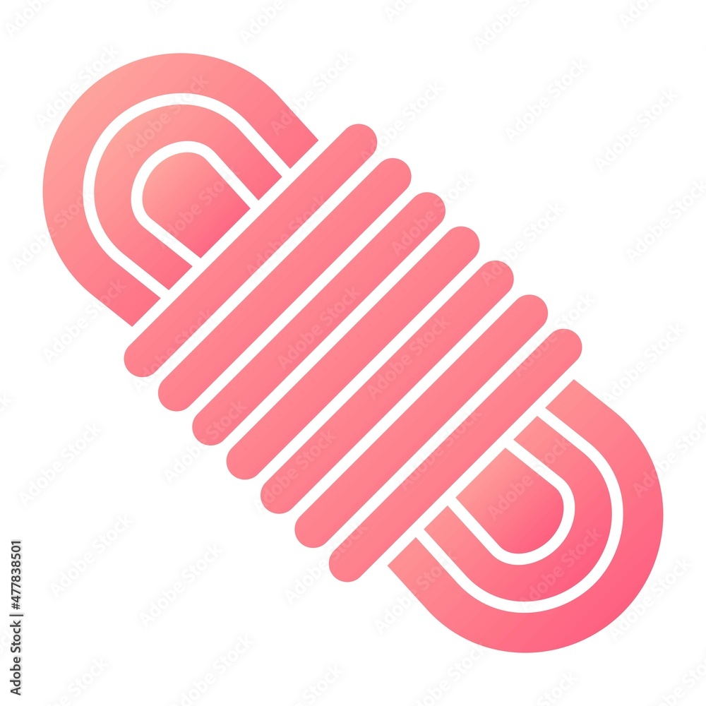 Vector Rope Glyph Gradient Icon Design Vector Rope Glyph Gradient Icon Design