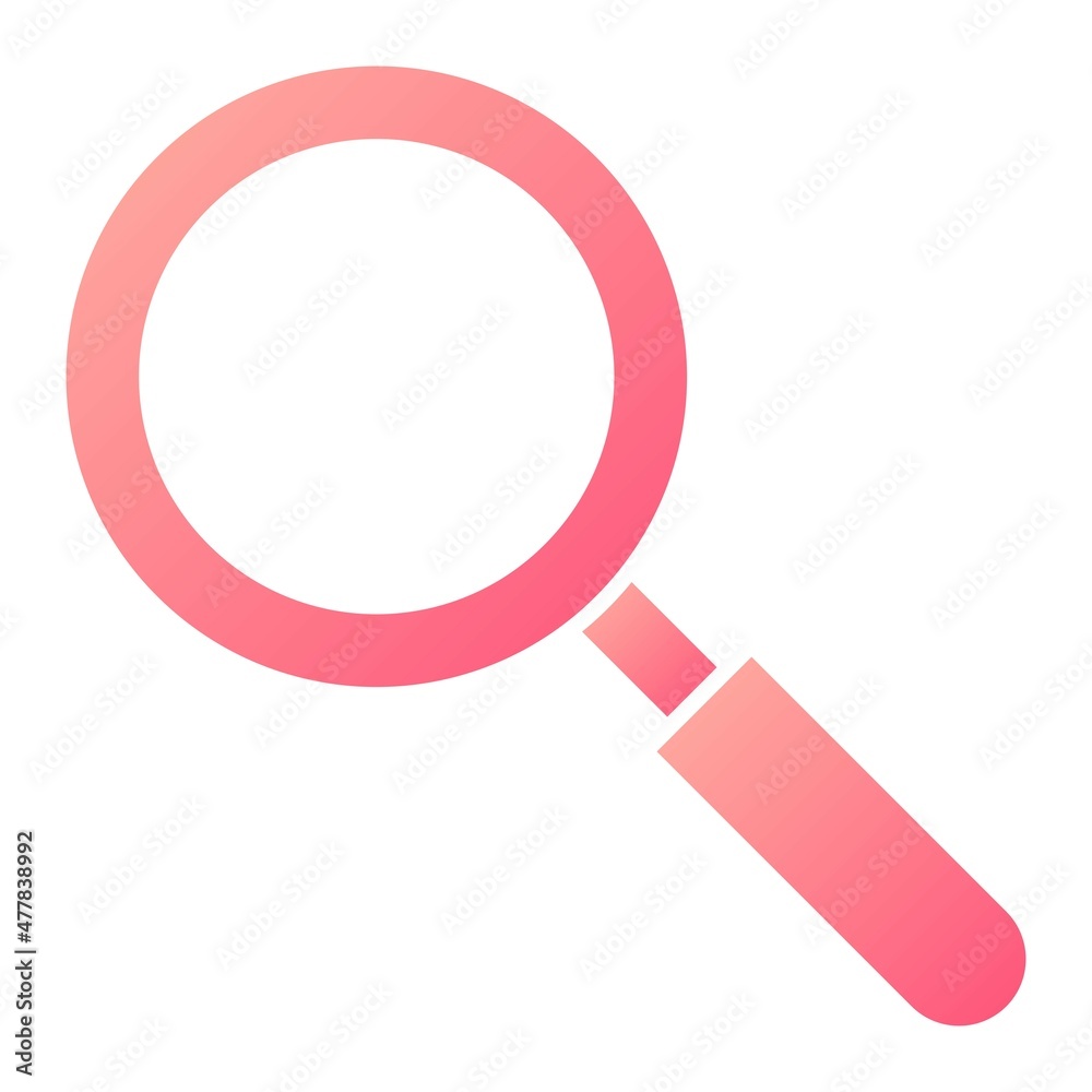 Vector Search Glyph Gradient Icon Design Vector Search Glyph Gradient Icon Design