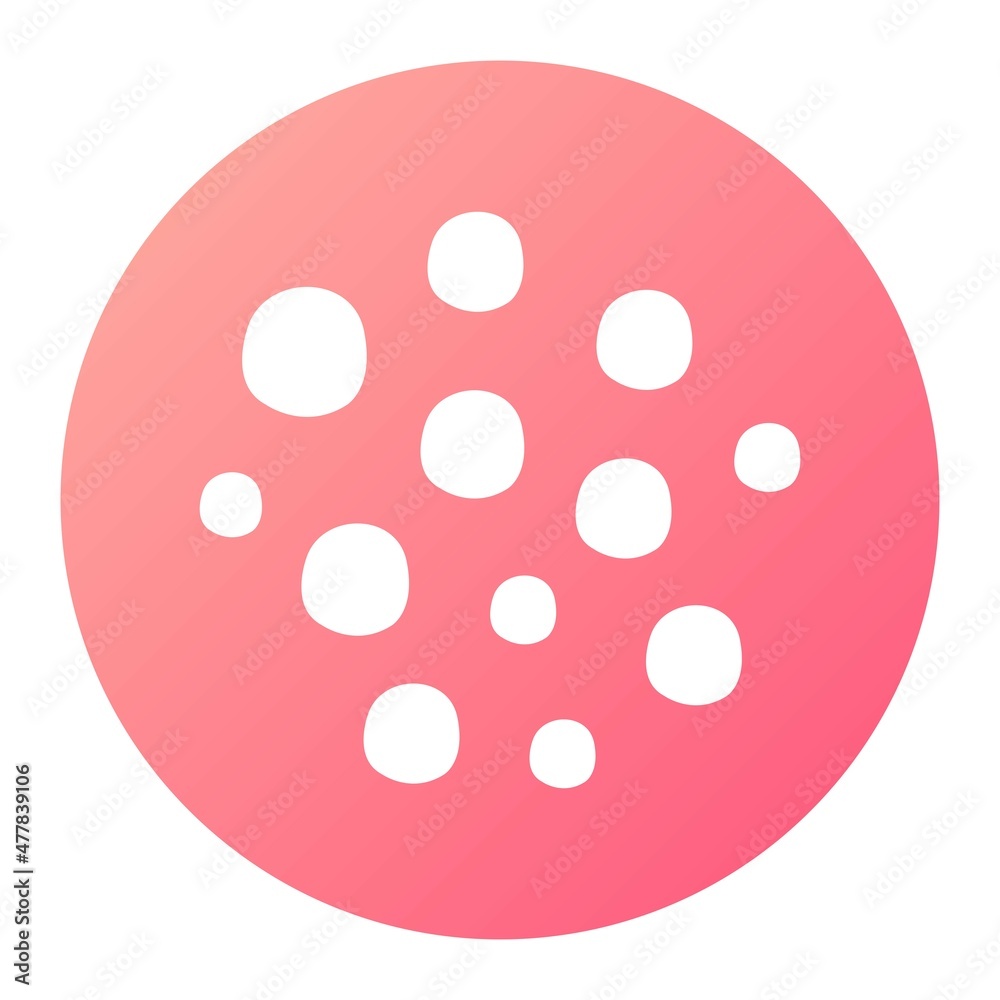 Vector Cell Glyph Gradient Icon Design Vector Cell Glyph Gradient Icon Design