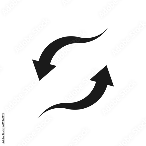 arrow returnblack web icon flat vector template