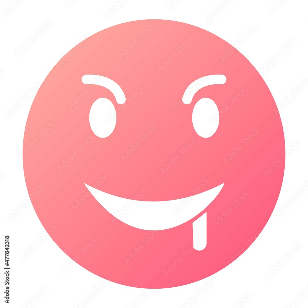 Vector Drooling Glyph Gradient Icon Design Vector Drooling Glyph Gradient Icon Design