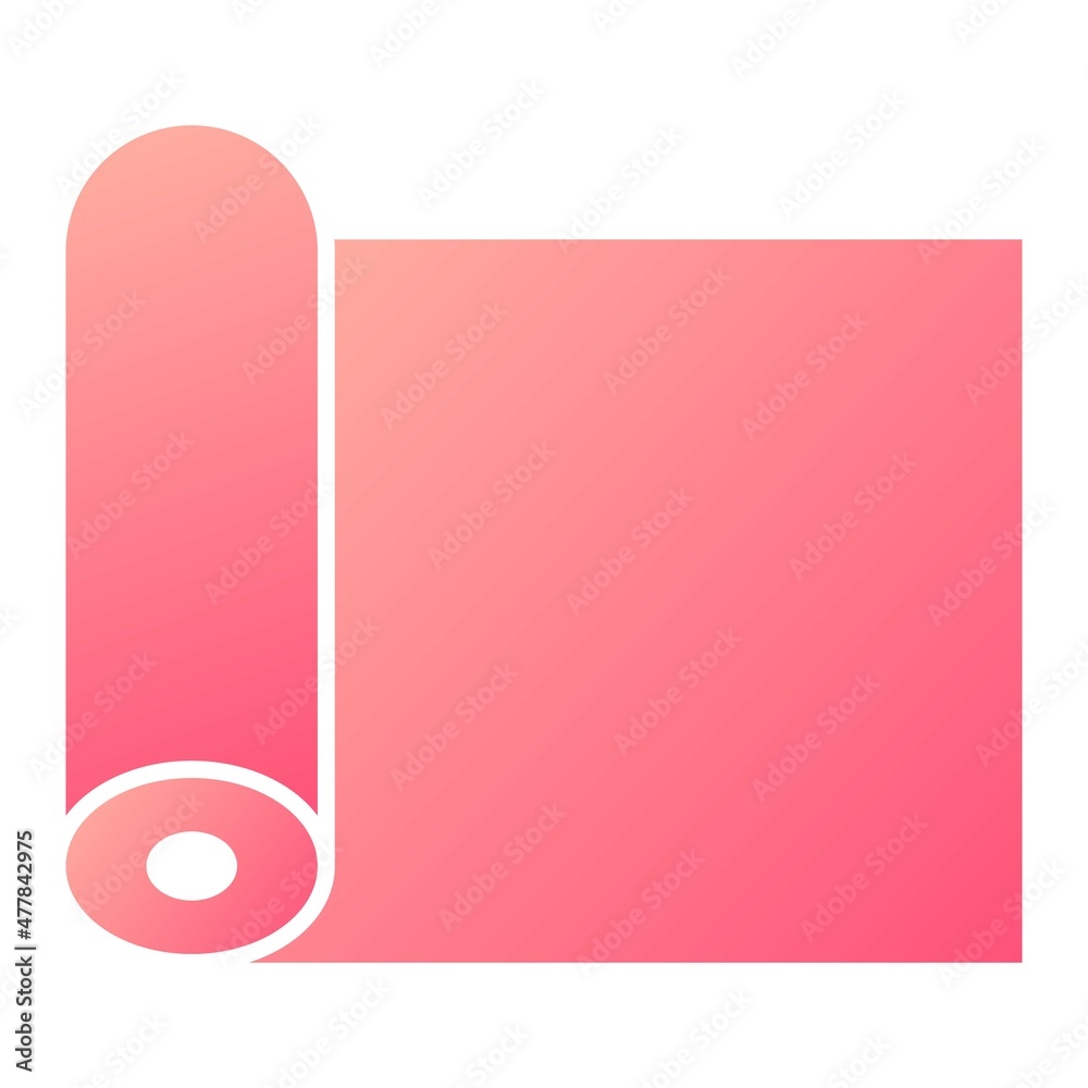 Vector Mat Glyph Gradient Icon Design Vector Mat Glyph Gradient Icon Design