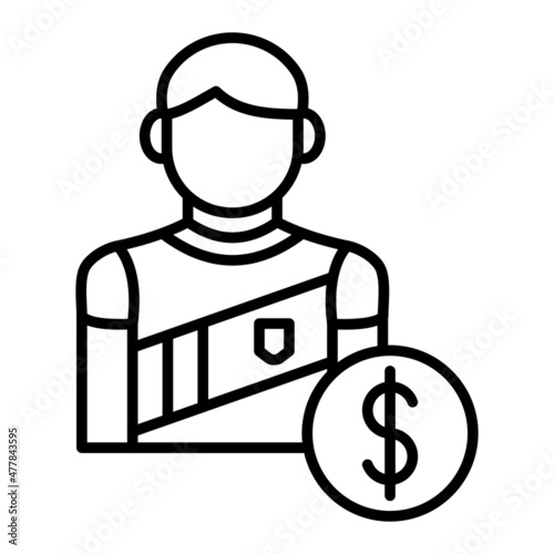 Transfer Vector Outline Icon Isolated On White Background