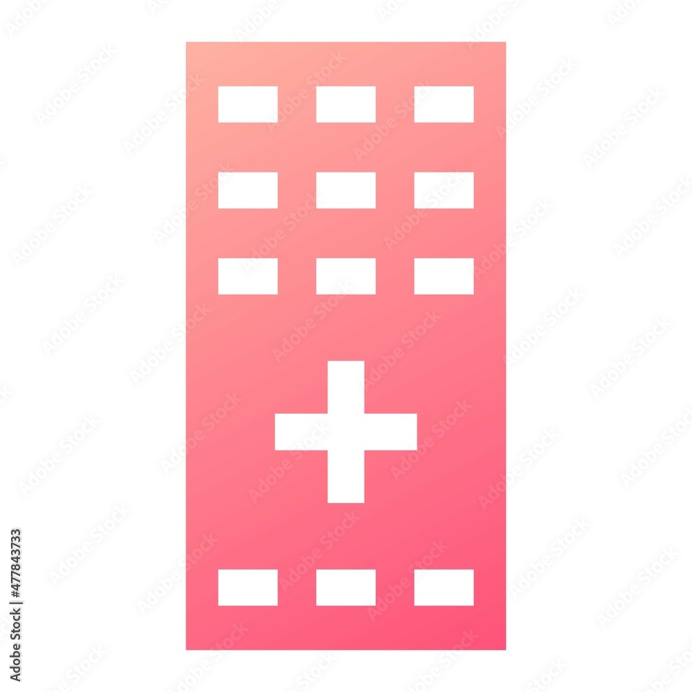 Obraz premium Vector Remote Control Glyph Gradient Icon Design