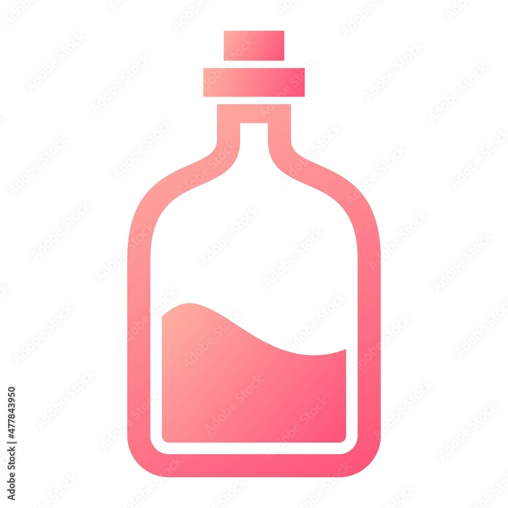 Vector Acid Glyph Gradient Icon Design Vector Acid Glyph Gradient Icon Design