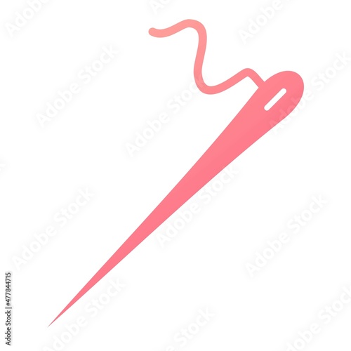 Vector Needles Glyph Gradient Icon Design