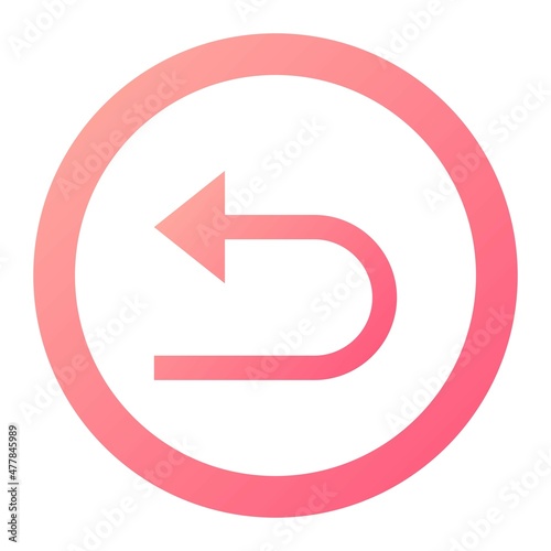 Vector Turn Left Glyph Gradient Icon Design Free Download Vector Turn Left Glyph Gradient Icon Design - GFXLoad