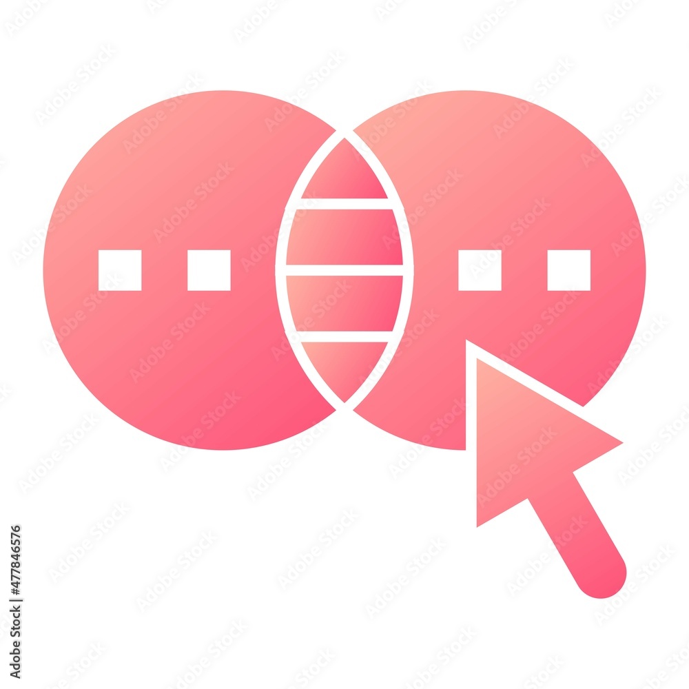 Vector Shape Builder Glyph Gradient Icon Design Vector Shape Builder Glyph Gradient Icon Design
