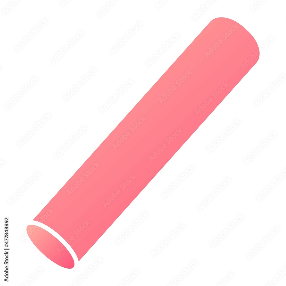 Vector Chalk Glyph Gradient Icon Design