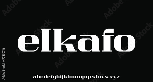 elkafo, unique luxury and elegant font glamour style	
