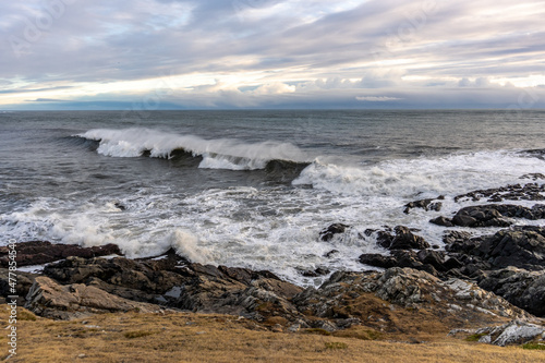 waves on the beach