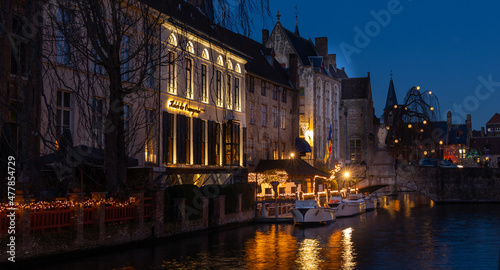 Old medieval city of Bruges.