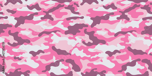 vector camouflage pattern for clothing design. Trendy camouflage military pattern