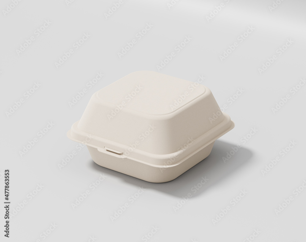Eco-friendly square food package Eco-friendly square food package