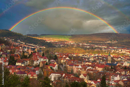 Blick auf Eisenach in thuerigen