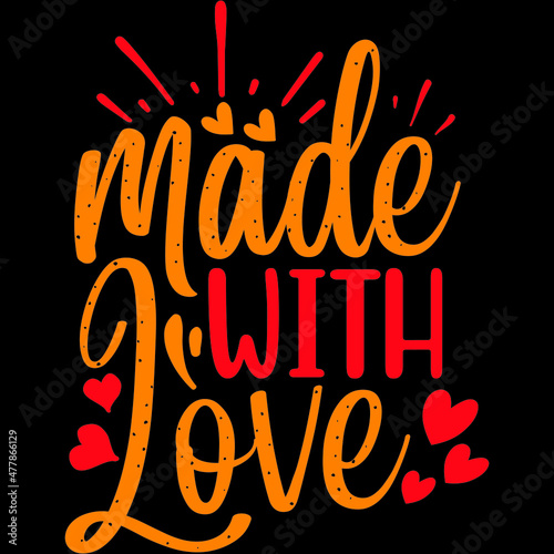 Made WITH LOVE SVG DESIGN VECTOR FILE