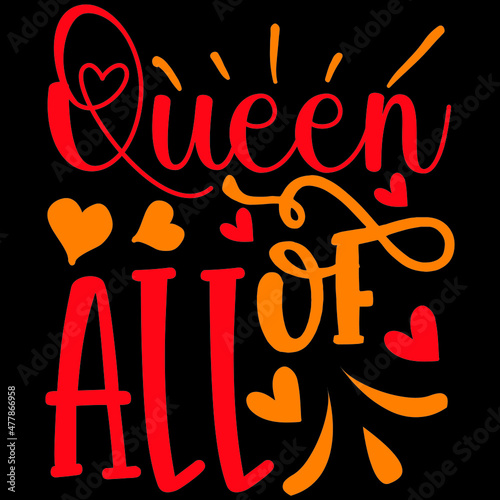 QUEEN OF ALL SVG DESIGN VECTOR FILE