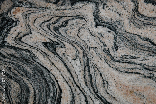texture of marble stone, black and bright lines and curves, 