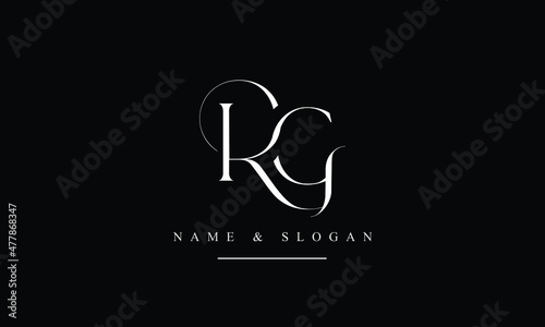 RG, GR, R, G abstract letters logo monogram photo