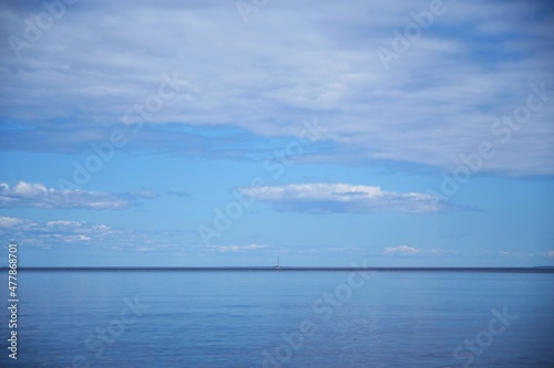 blue sky and sea © EVGENII