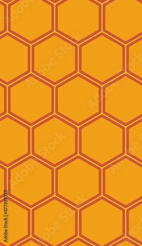 Fototapeta Naklejka Na Ścianę i Meble -  seamless pattern with honeycombs