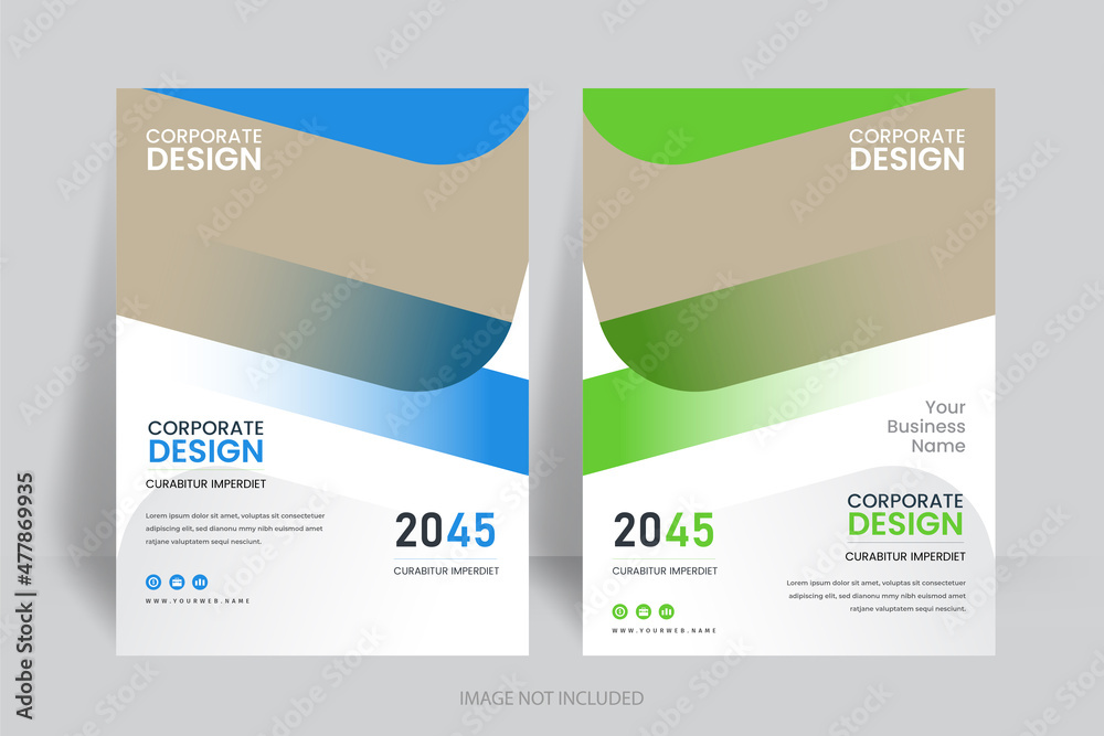 Business Book Cover Corporate Business Flyer Design Template