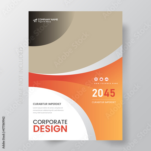Business Book Cover Corporate Business Flyer Design Template