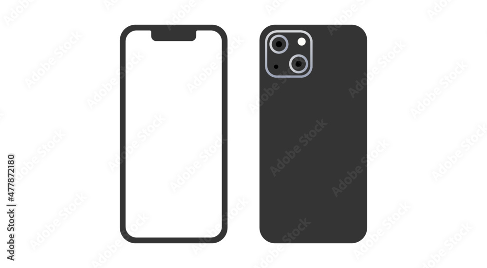Smartphone and technology flat vector illustration. Smartphone and technology flat vector illustration.