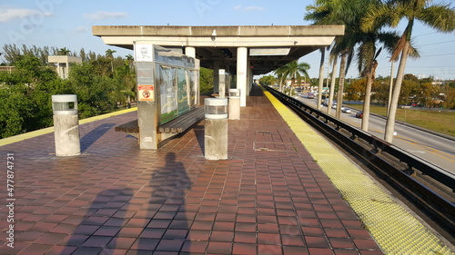Subway tracks photo