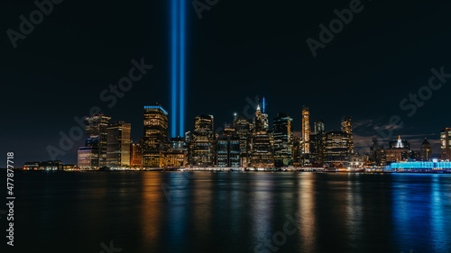9/11 Manhattan Skyline photo