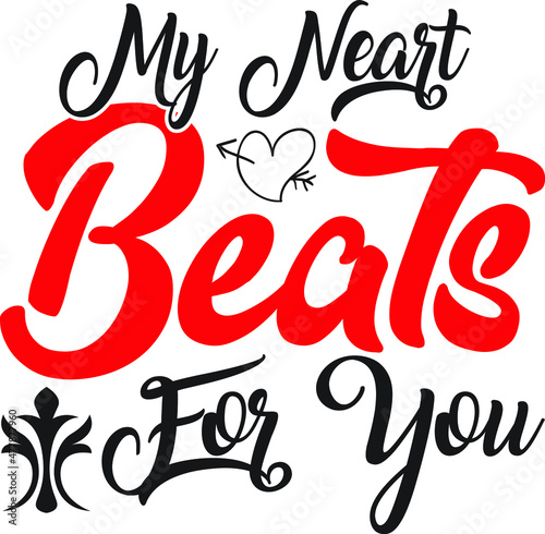 my neart beats for you  photo