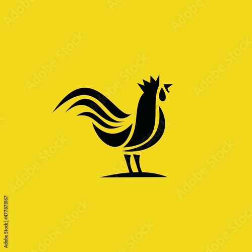 Leinwand Poster vector chicken illustration