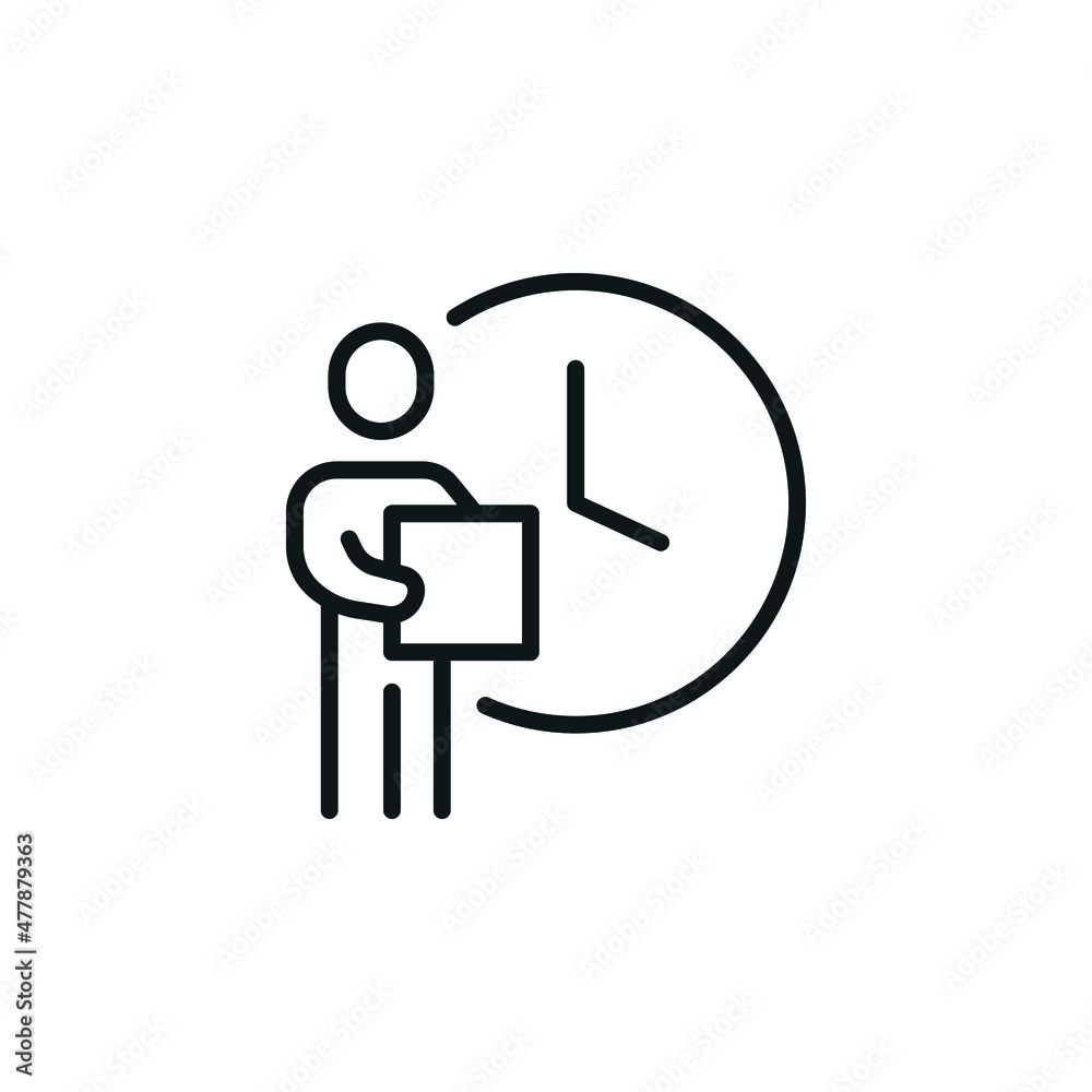 Delivery Time Receiver Human Person Delivery Time Receiver Human Person