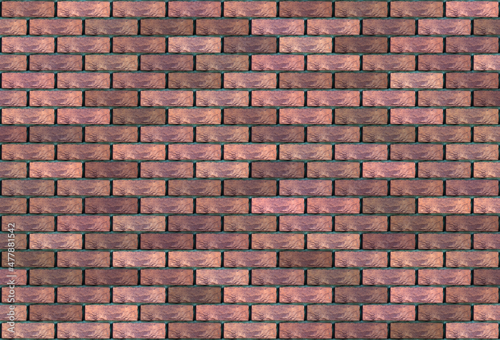 Obraz premium red brick wall texture grunge background with vignetted corners pattern