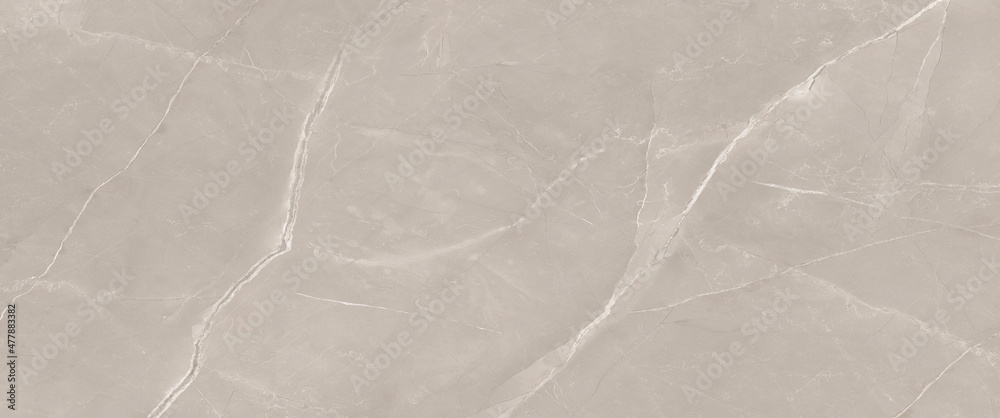 Naklejka premium Powdery marble texture background banner top view. Beige natural stone floor with high resolution. Luxury abstract patterns. Marbling design for banner, wallpaper, packaging design template.