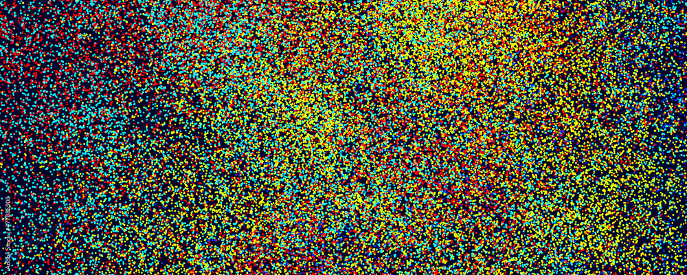 A large accumulation of colorful bokeh. Confetti, banner.3d rendering