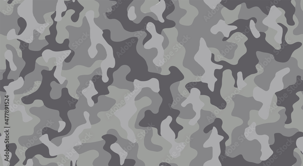 Full seamless abstract military camouflage skin pattern vector for decor and textile. Army masking design for hunting textile fabric printing and wallpaper. Design for fashion and home design.