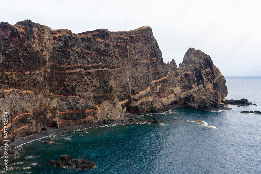 Cliffs at Ponta de Sao Lourenco