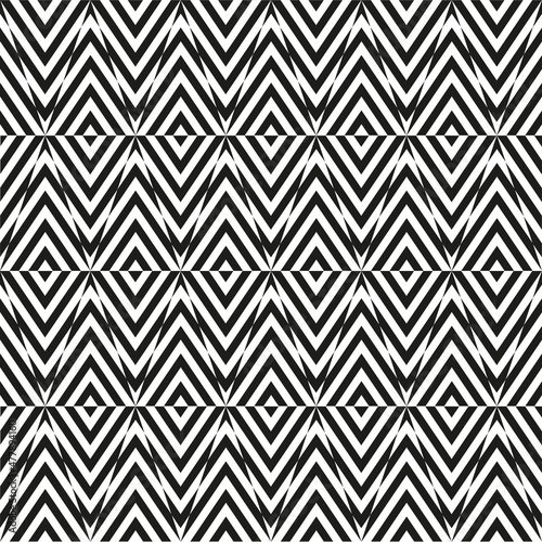 Seamless abstract geometric op art chevron pattern