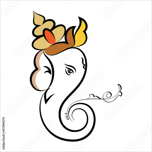 Ganesha Pen Ink Style M_2201001