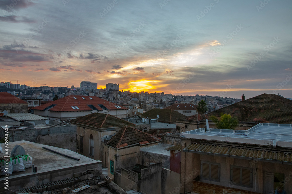 Cityscape photo for old Nazareth in 2021