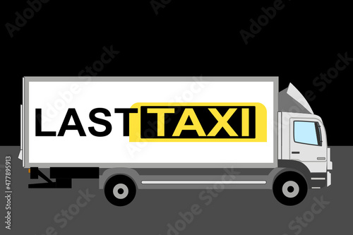 Ein Lasttaxi Lkw