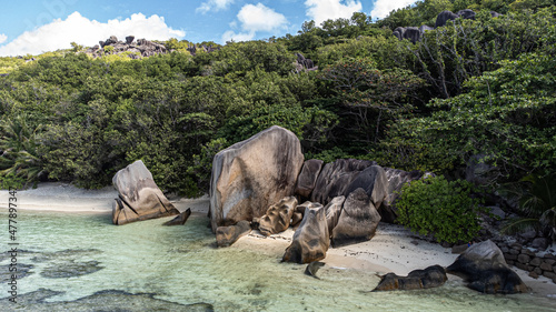 Tropical Beach, Seychelles, La Digue, Anse Source d´Argent