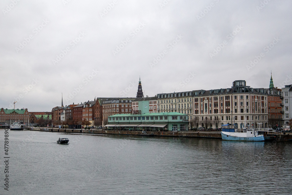 Canals of Copenhagen during winter
