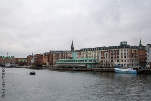 Canals of Copenhagen during winter