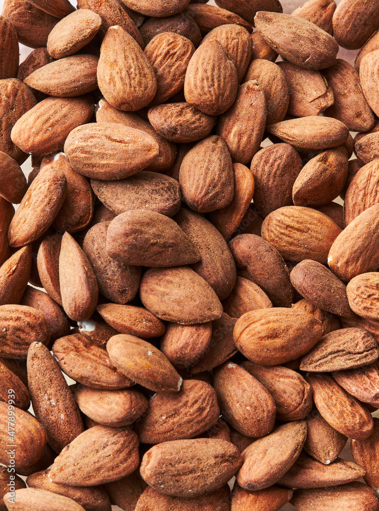 Bunch of delicious almonds texture Bunch of delicious almonds texture