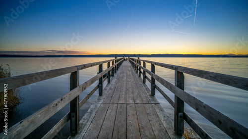 Sonnenaufgang Ammersee © T. Linack