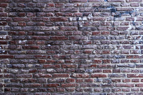 Picture of decay brick wall surface background