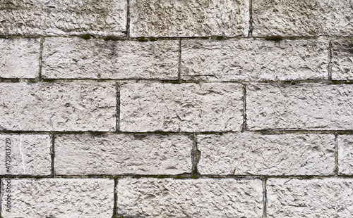  Stone brick wall surface background