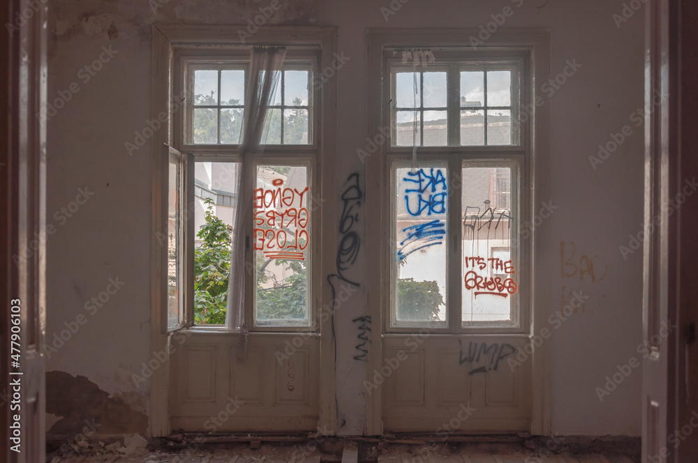 Fototapeta premium Old abandoned villa in Bratislava; Slovakia